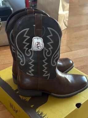 NEW with tags! Anthropologie like brown western boots size 10